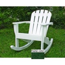 Eagle One Recycled Plastic Kids Adirondack Rocker - Green