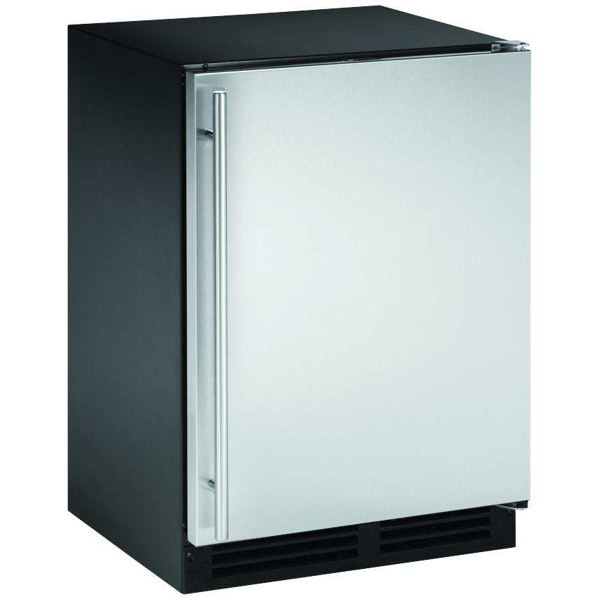 U-Line 5.7 Cu. Ft. Compact Refrigerator \/ Freezer With Left Hinge - Stainless Steel - 2175RFS