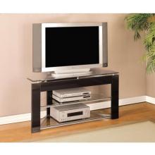Powell Furniture - Black & Glossy Silver TV Stand - 938-802