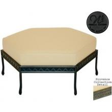 Windham Castings Provence Hexagonal Ottoman Frame Only, Black