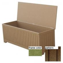 Eagle One Recycled Plastic Sydney Flat Top Deck Box New England Pattern - Driftwood
