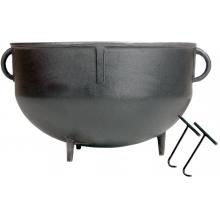 Cajun Cookware Pots 15 Gallon Seasoned Cast Iron Jambalaya Pot