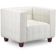 Zuo Modern Button Arm Chair White 900201