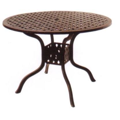 Darlee Series 30 Cast Aluminum Dining Table - 42 Inch Round Darlee Series 30 Cast Aluminum Dining Table - 42 Inch Round