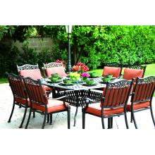 Darlee Charleston 8-Person Patio Dining Set - Antique Bronze
