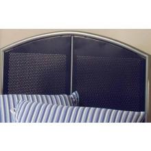 Hillsdale Universal Silver And Navy Youth Metal Headboard With Frame - Full - 1177HFR