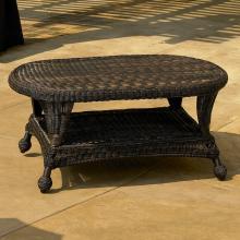 North Cape Port Royal Wicker Coffee Table - Espresso