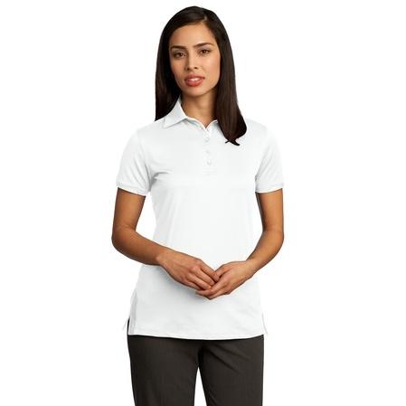 Red House Ladies Ottoman Performance Polo Shirt Medium - White