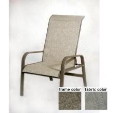Bonaire Aluminum Sling Recliner With Scavo Bronze Frame And A0109 Fabric