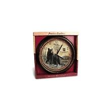 AmExp Wall Clock Blk Bear