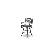 Home Styles Biscayne Outdoor Patio Swivel Bar Stool - Rust Brown Finish