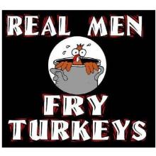 Real Men Fry Turkeys Apron