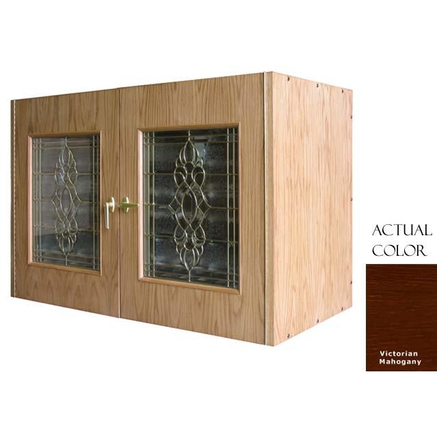 Vinotemp VINO-296B-MA 224 Bottle Wine Cellar - Glass Doors / Mahogany Cabinet