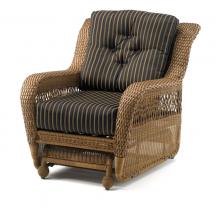 Outdoor GreatRoom Company Single Wicker Glider W/ Espresso Cushions