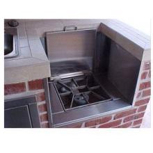 Texas Barbecues Recessed Drop-Down Side Burner NG
