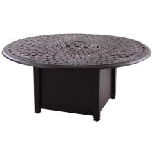 Darlee Series 60 Cast Aluminum 60 Inch Round Universal Counter Height Outdoor Patio Table - Antique Bronze