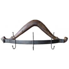 Groovy Stuff Teak Wood Iron Duster Rack - TF-419