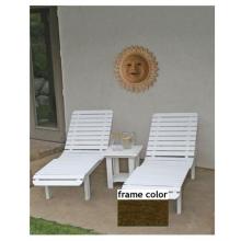 Eagle One Recycled Plastic Avalon Chaise Lounge - Brown