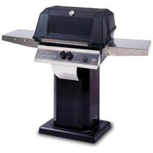 MHP Gas Grills WNK4DD Propane Gas Grill W/ SearMagic Grids On Black Patio Base