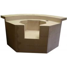 OEC Unfinished Kahuna Kamado Kradle With Dining Ledge