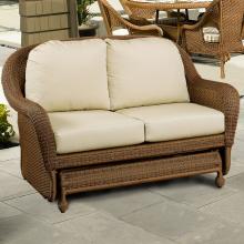 North Cape Montclair Wicker Double Glider - Cedar