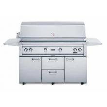 Lynx Gas Grills 54 Inch Propane Gas Grill On Cart With 1 ProSear Burner And Rotisserie L54PSFR-1