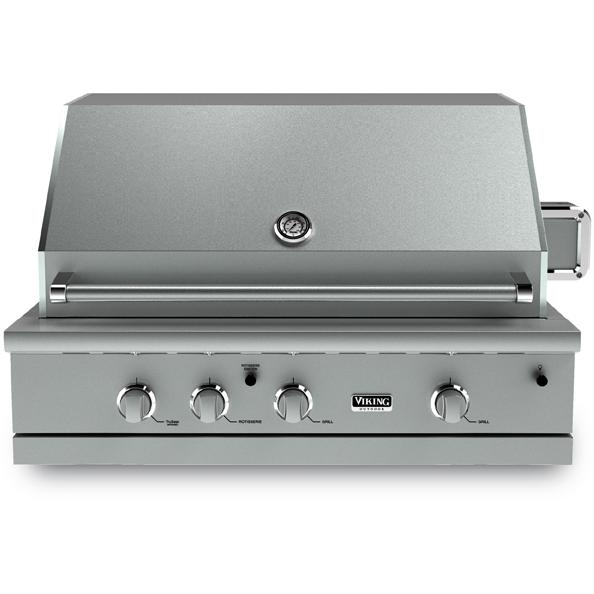 Viking VGIQ54203RE 42-Inch Ultra-Premium 500 Series Built In Natural Gas Grill With Truesear Infrared Burner