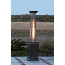 Fire Sense Patio Heaters 34200 BTU Mocha Square Flame Propane Patio Heater