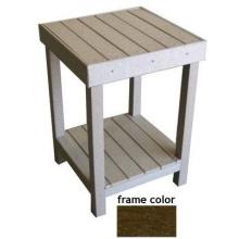 Eagle One Recycled Plastic Collier Bay End Table - Brown