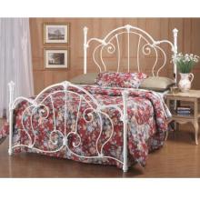 Hillsdale Cherie Ivory Metal Bed Set With Frame- King - 381BKR