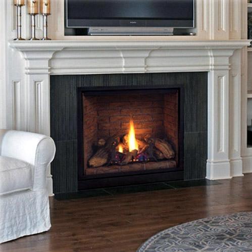 Monessen BLDV500PSC7 Belmont Series 42-Inch Propane Direct Vent Fireplace System With Signature Command Control