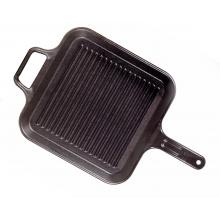 Lodge Pans Pro Logic 12 Inch Square Seasoned Cast Iron Grill Pan - P12SGR3