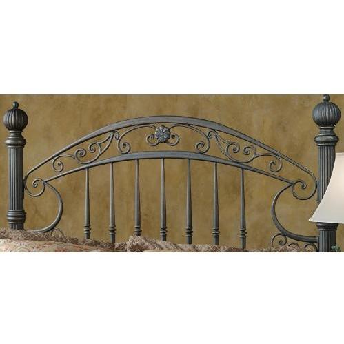 Hillsdale Chesapeake Rustic Brown Metal Post Headboard Without Frame - King - 1335HK Hillsdale Chesapeake Rustic Brown Metal Post Headboard Without Frame - King - 1335HK