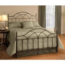 Hillsdale Aria Brown Rust Metal Panel Bed Set With Frame - Full - 1473BFR