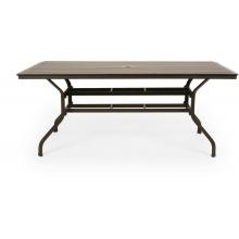 Caluco San Michele Aluminum 72 Inch Rectangle Dining Table
