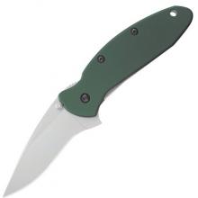 K.O. Scallion, Green Anodized Aluminum Handle, Plain