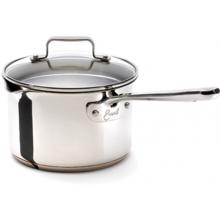 Emerilware By All-Clad 3-Quart Stainless Sauce Pan With Pouring Spout And Lid - E9379364