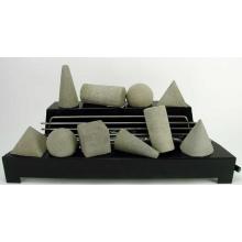 Rasmussen 30 Inch Natural ALTERNA Vent Free Propane Gas FireShapes With Black Chassis And Manual Safety Pilot