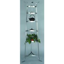 Old Dutch Six Shelf Satin Nickel Cookware Stand, RM