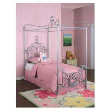 Powell Furniture - Princess Rebecca Sparkle Silver Canopy Twin Size Bed (P01 Frame Sold Separately) - 374-106