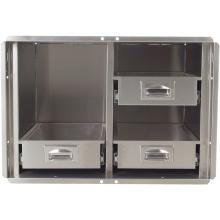 BBQ Guys 30 Inch Fully Enclosed Pantry With Three Drawers