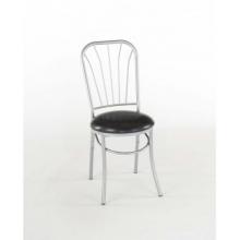 Home Styles Soda Shoppe Dinette Chair - Set Of 2 - Black/Silver - 5993-802