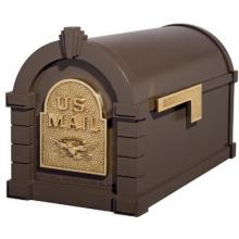 Original Keystone Series Mailbox - Bronze W/ Polished Brass