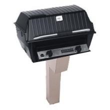 Broilmaster R3 Infrared Propane Gas Grill On Stainless In-Ground Post