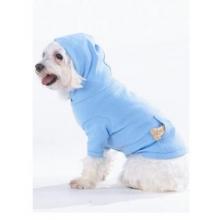 Doggie Skins Pouch Pocket Hoodie Large - Light Blue