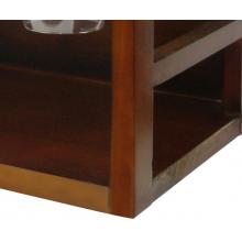 Vinotemp EP-STACK12G Stackable Wood Wineglass Rack Base Detail