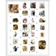 Peter Rabbit Alphabet Poster Print