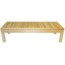 16 X 48 Inch Rectangle Western Red Cedar Chair By Cedar Delite