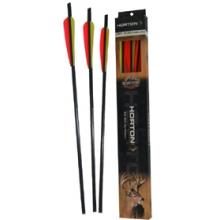 Horton Carbon Strike MX Carbon Arrows, Vanes (6 Pack)