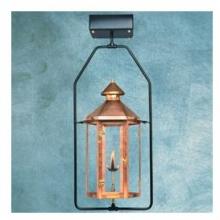 Legendary Lighting Neptune 3 Copper Propane Gas Light With Yoke Bracket And Electronic Ignition